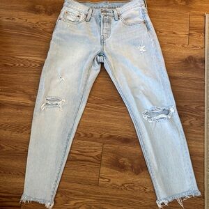 Levi Jeans with holes